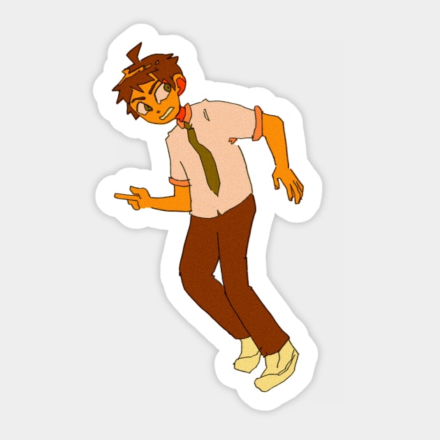 Hinata Hajime Sticker by ELIWHY